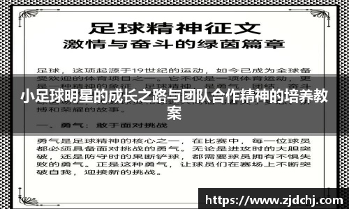 小足球明星的成长之路与团队合作精神的培养教案